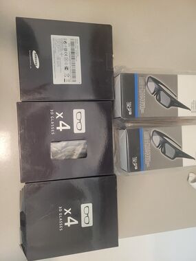 Samsung Black 3D Active Shutter Glasses Pack (Multiple Sets)